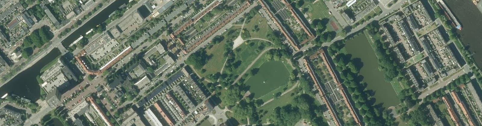 Luchtfoto van Vogelbuurt