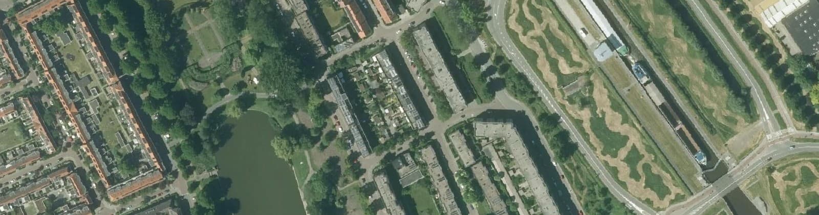 Luchtfoto van Florabuurt