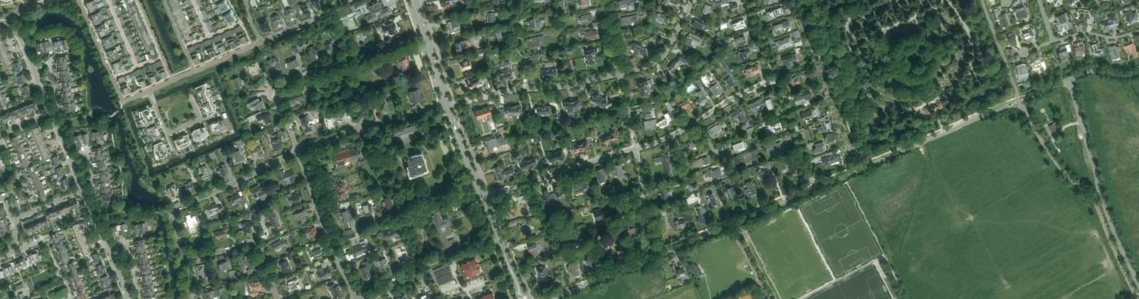 Luchtfoto van Villabuurt