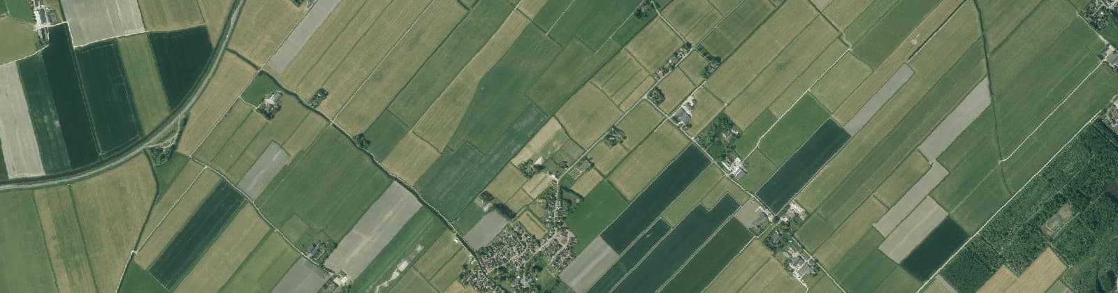 Luchtfoto van Thesinge