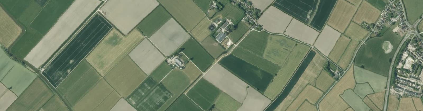 Luchtfoto van Lellens