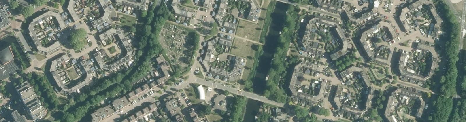 Luchtfoto van Goedewerf en Wittewerf
