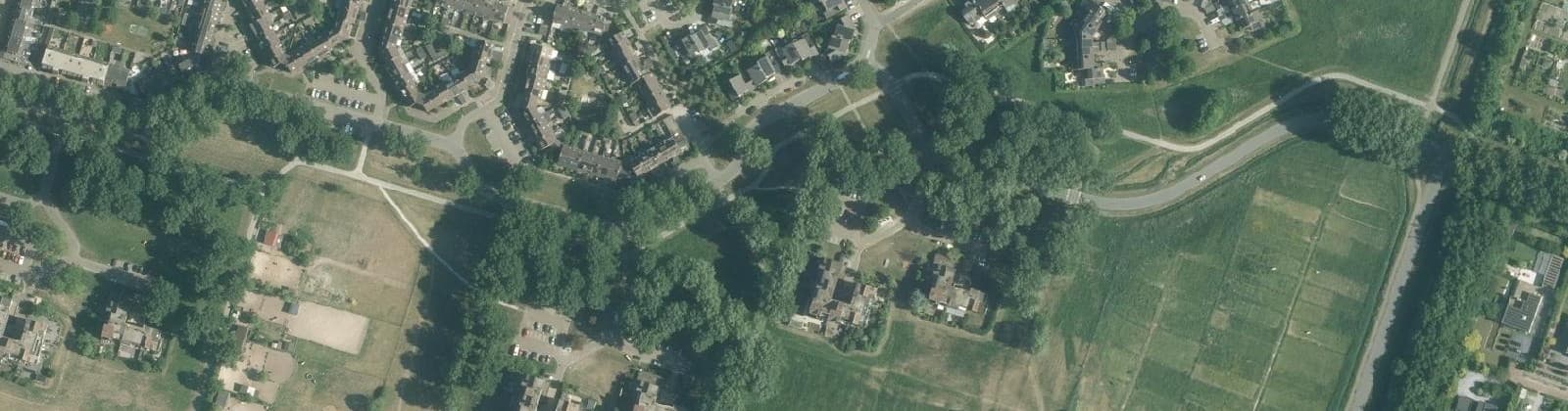 Luchtfoto van Schapenmeent en Terpmeent