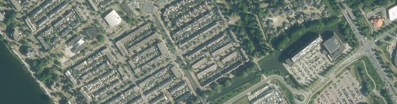 Luchtfoto van Filmwijk Zuid-zuid van Walt Disneyplts.