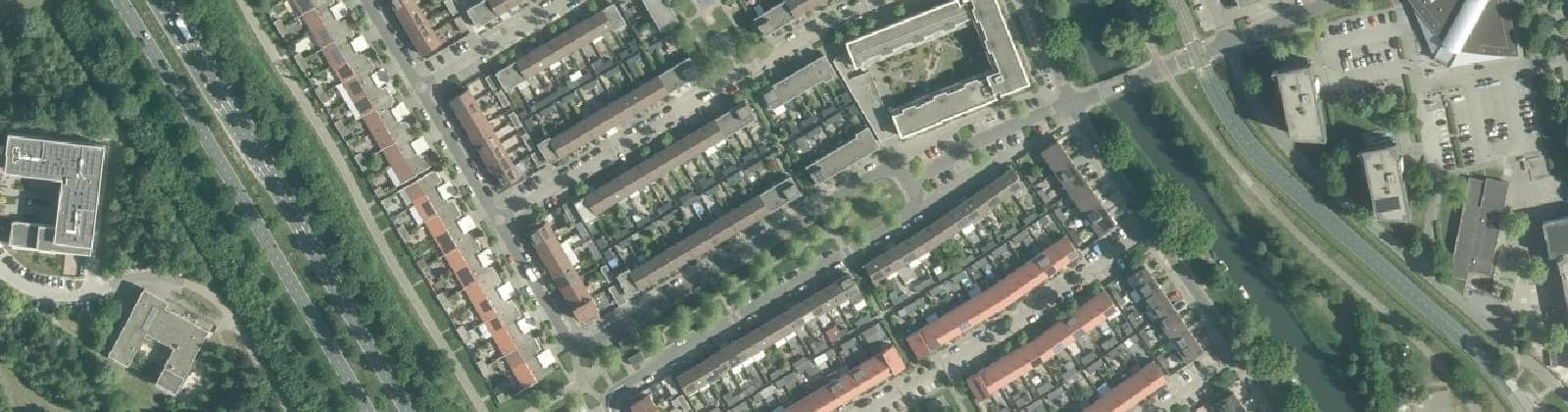 Luchtfoto van Danswijk Noordwest