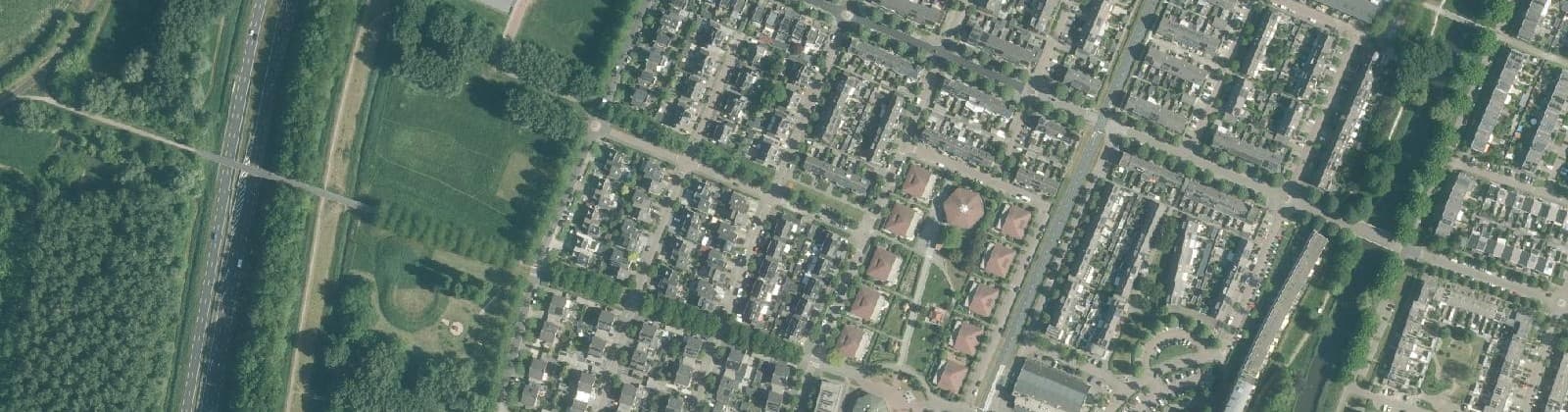 Luchtfoto van Muziekwijk N.-West