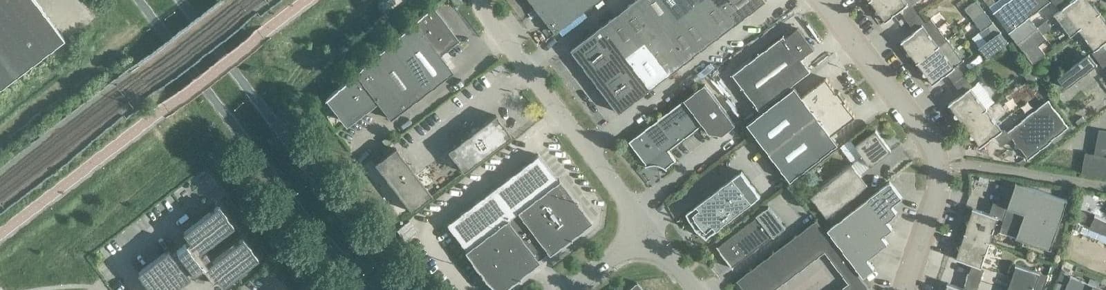 Luchtfoto van Bedrijventerrein Felsersplaats