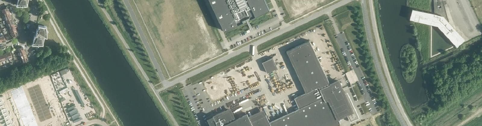 Luchtfoto van Sallandsekant Zuidwest