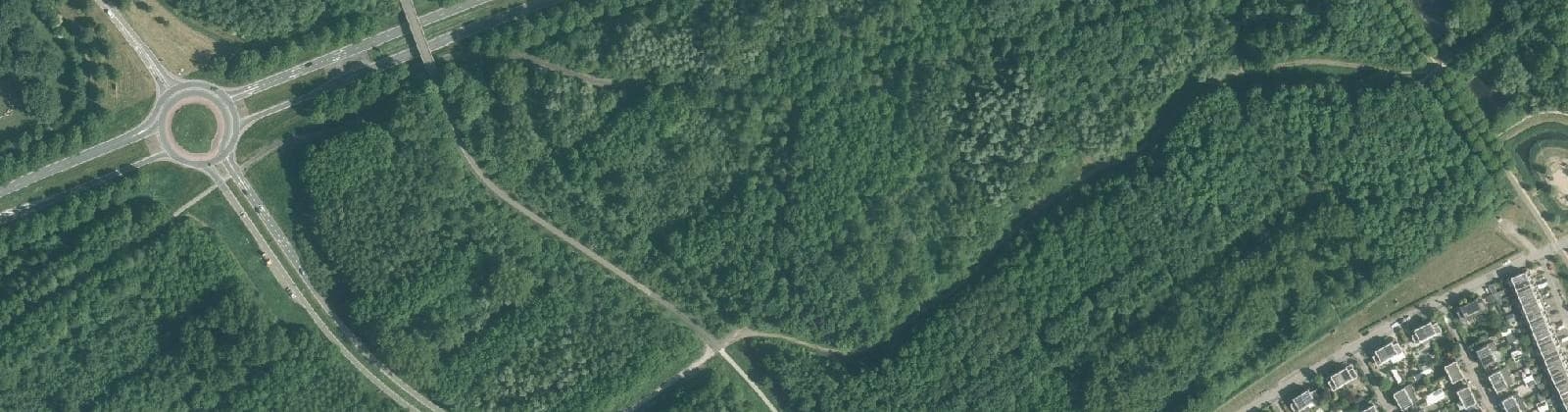 Luchtfoto van Oostrandpark West