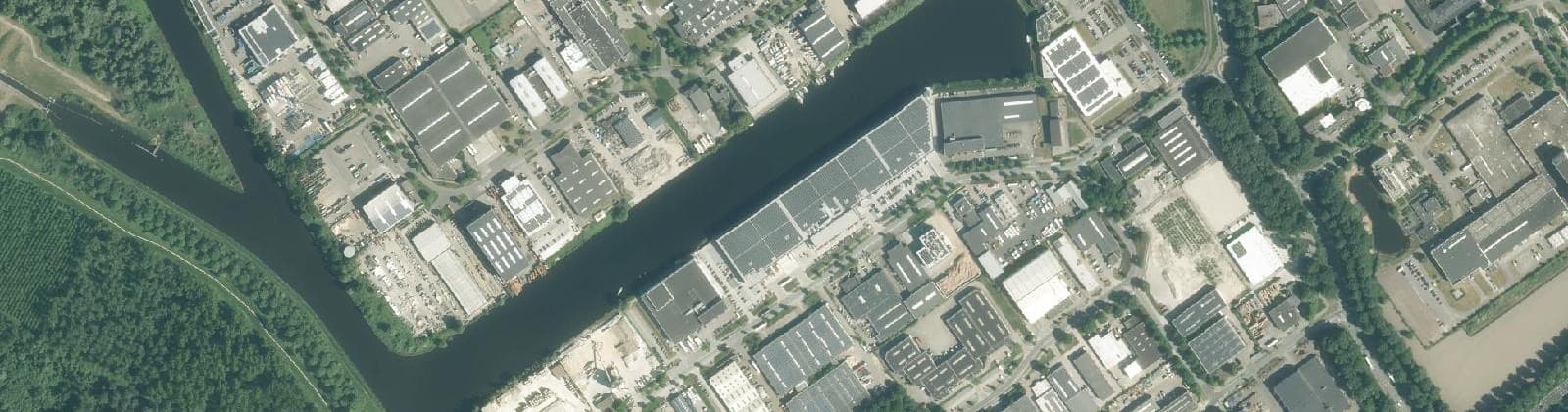 Luchtfoto van Bedrijventerrein De Vaart 1-3