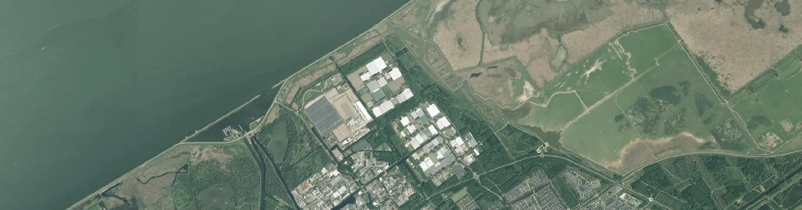 Luchtfoto van Overig Almere Buiten Noord