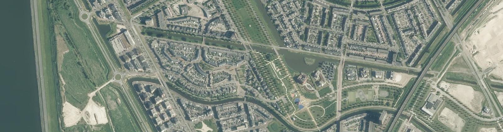 Luchtfoto van Columbuskwartier Zuid