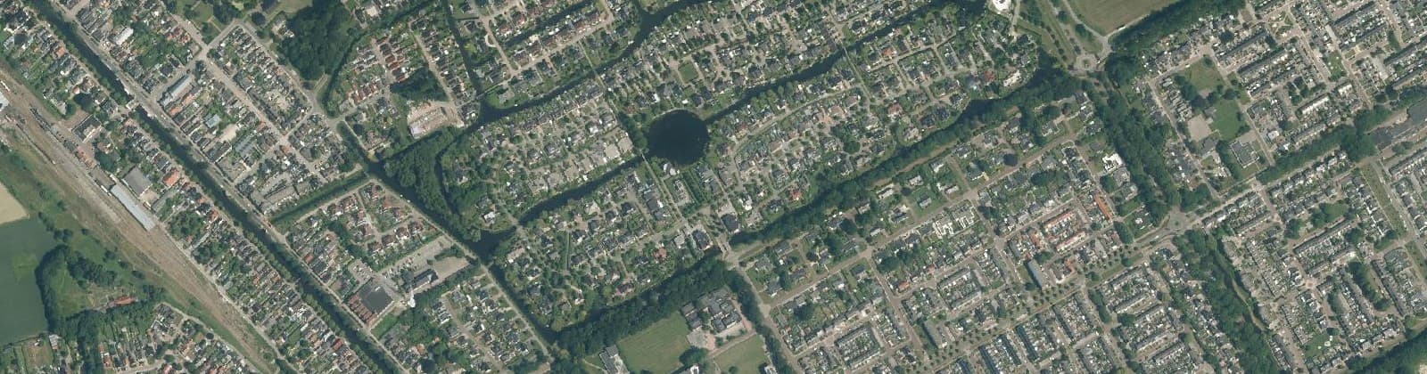Luchtfoto van Waterland