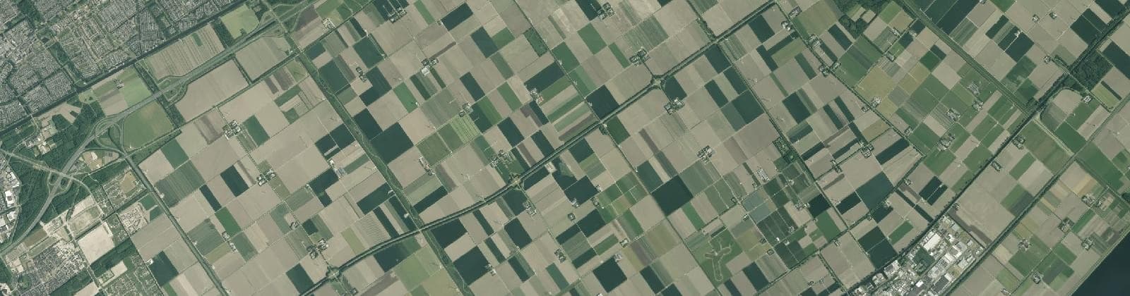 Luchtfoto van Middengebied