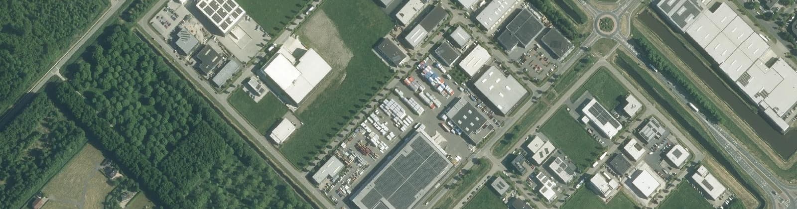 Luchtfoto van Horstenparc