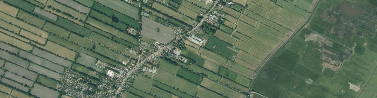 Luchtfoto van Twijzel