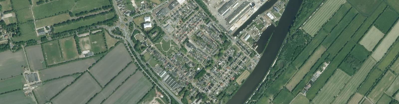 Luchtfoto van Kootstertille