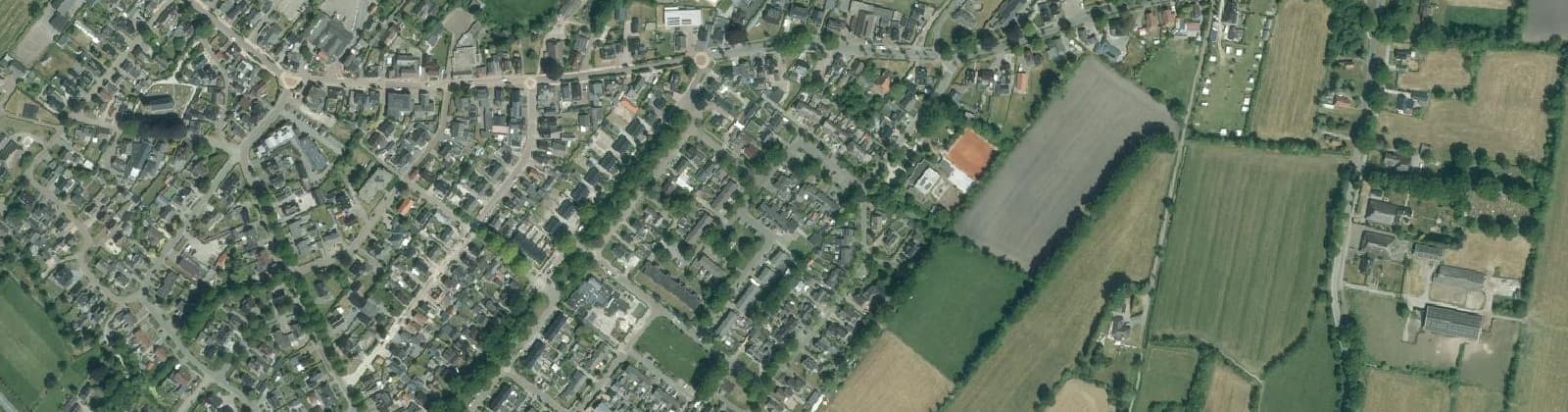 Luchtfoto van Drogeham