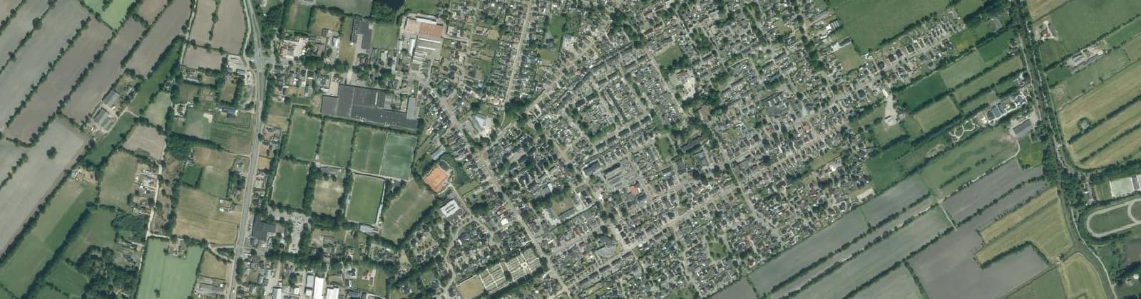Luchtfoto van Harkema