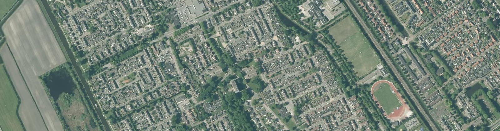Luchtfoto van De Greiden