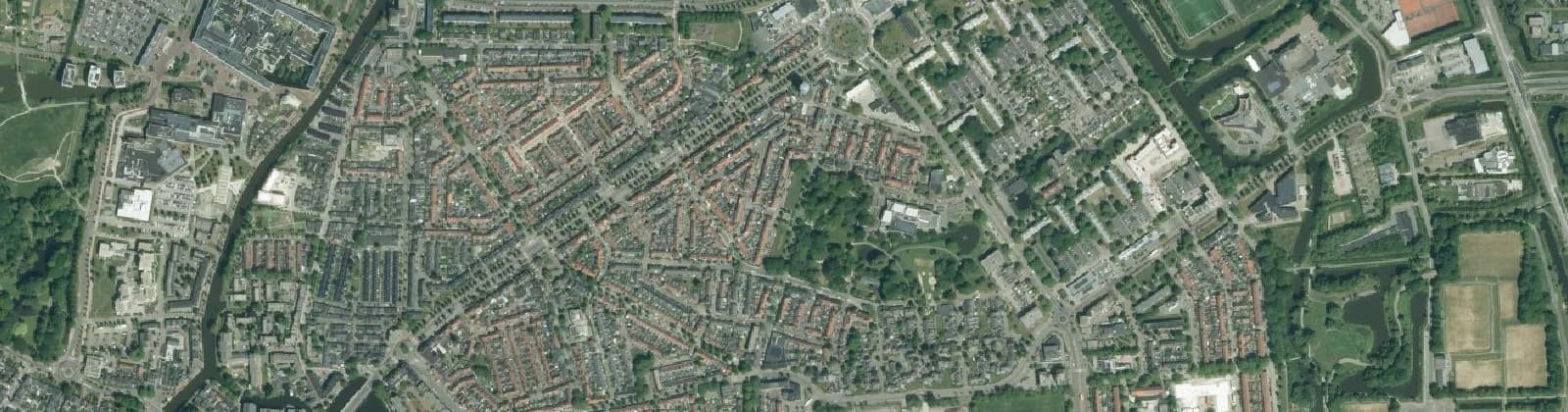 Luchtfoto van Zamenhofpark