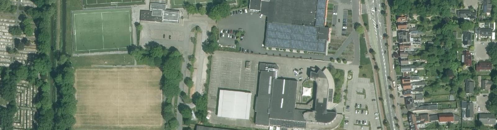 Luchtfoto van Magere Weide