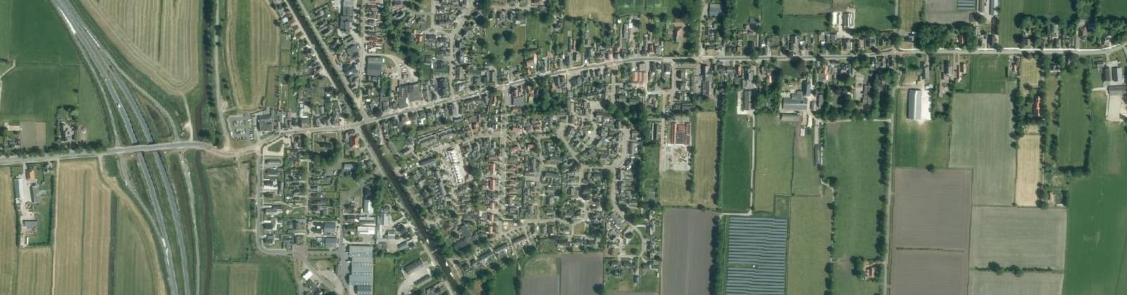 Luchtfoto van Donkerbroek-Zuid