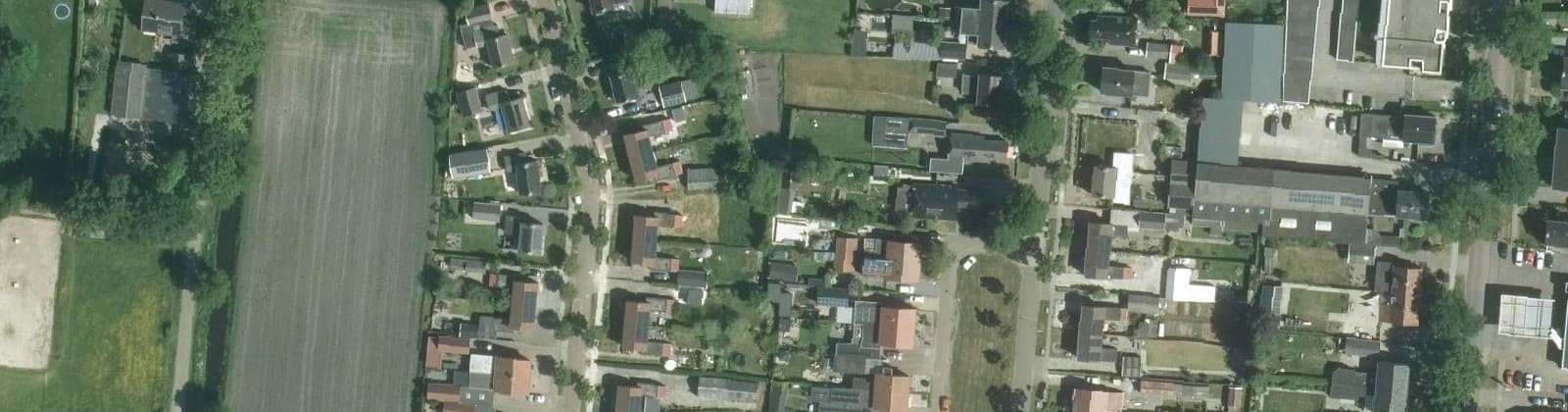 Luchtfoto van Haulerwijk-Hoofdweg