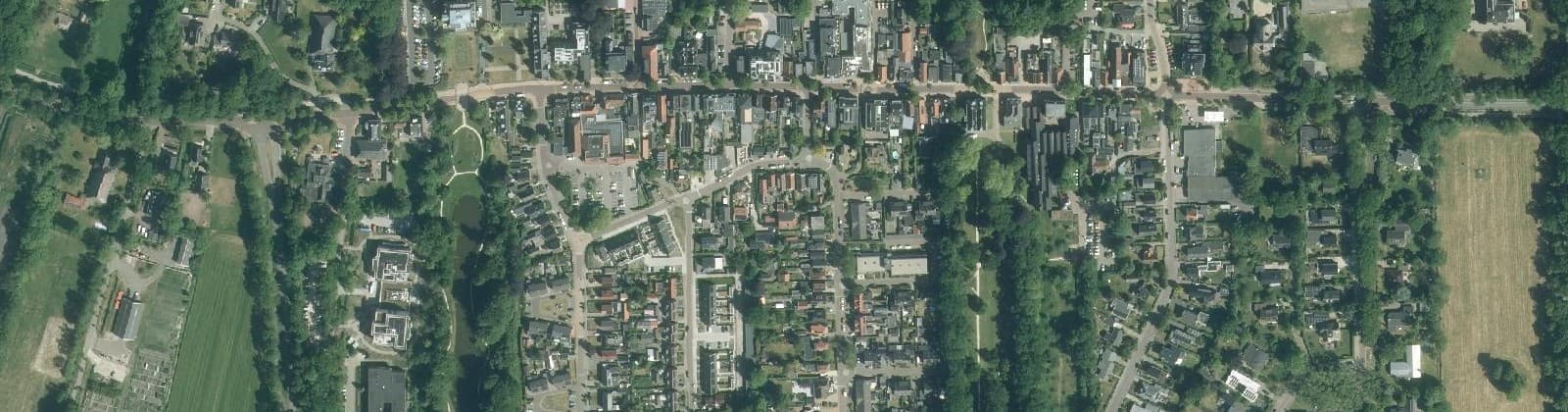Luchtfoto van Beetsterzwaag-Centrum