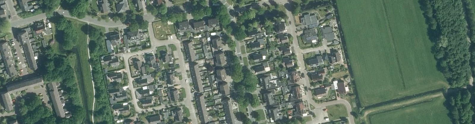 Luchtfoto van Gorredijk-Bloemenwijk