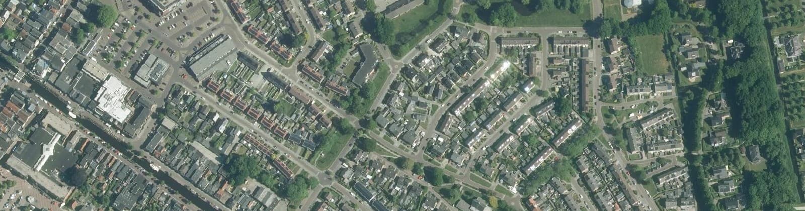 Luchtfoto van Gorredijk-Groene Long