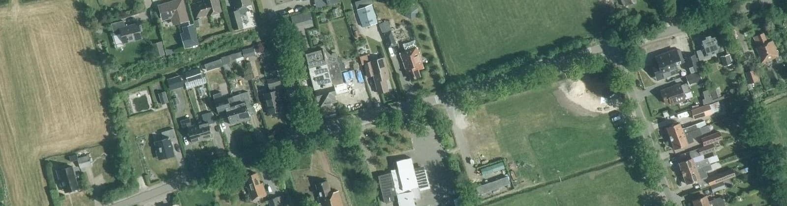 Luchtfoto van Jonkerslân-Kom