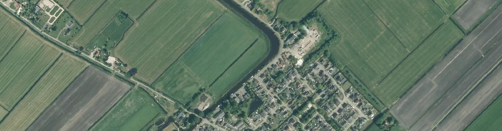 Luchtfoto van Nij Beets-Kom