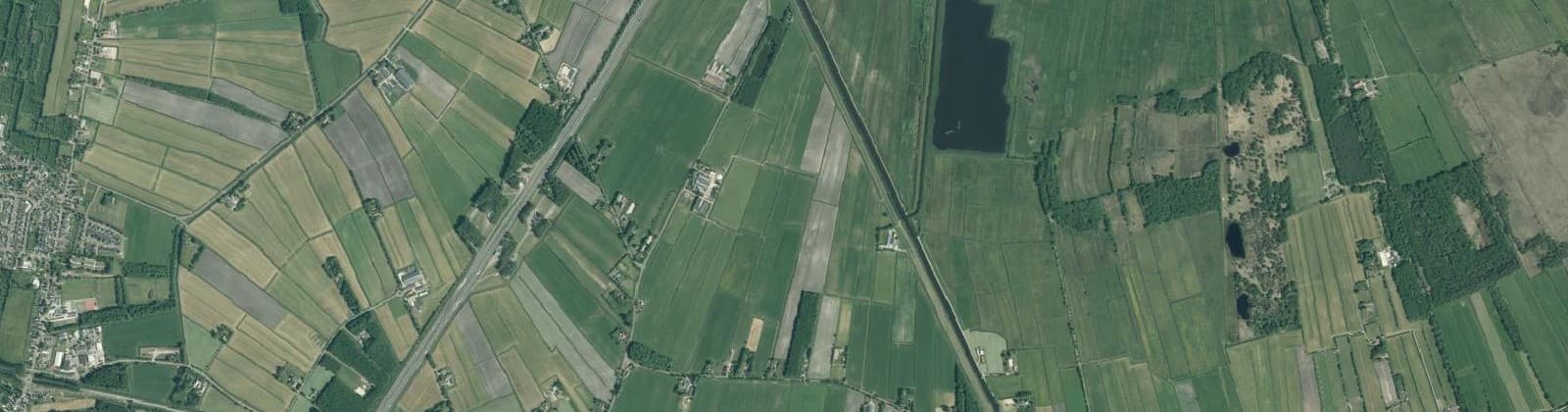 Luchtfoto van Terwispel-Buitengebied