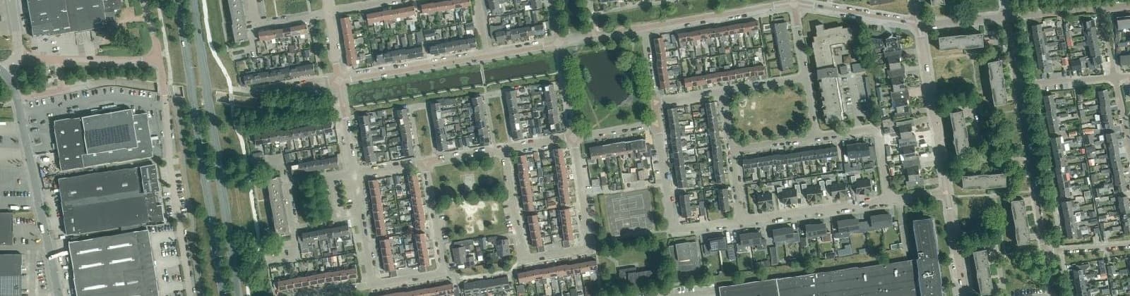 Luchtfoto van De Swetten west