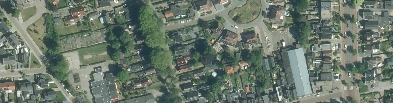 Luchtfoto van De Swetten oost