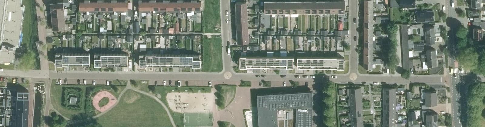 Luchtfoto van De Bouwen oost