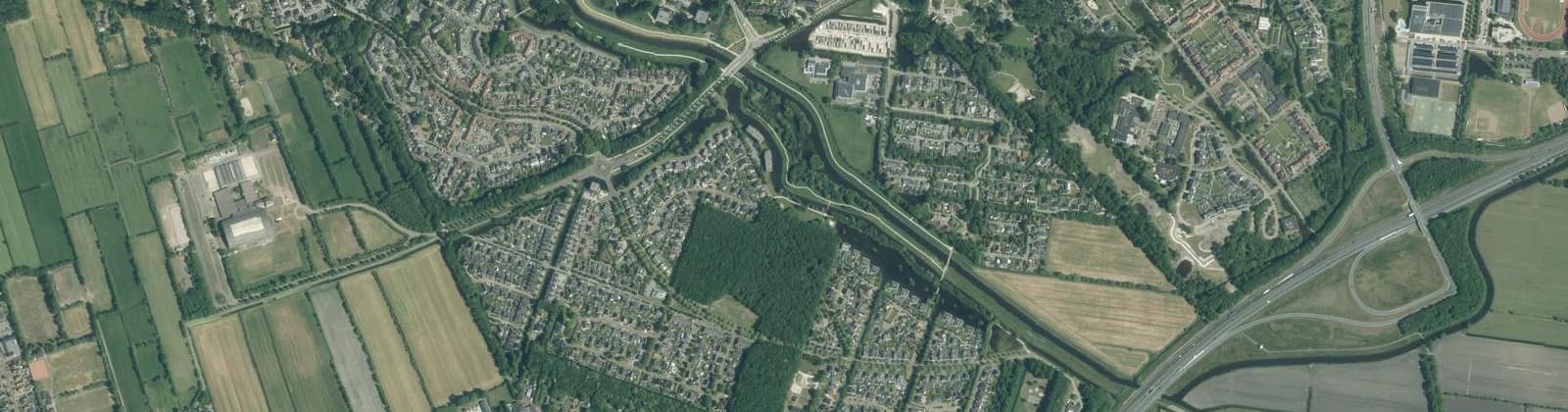 Luchtfoto van Himsterhout