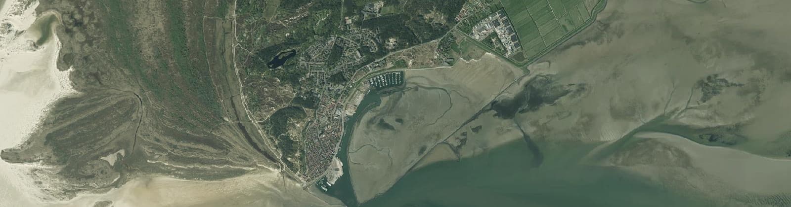 Luchtfoto van West-Terschelling