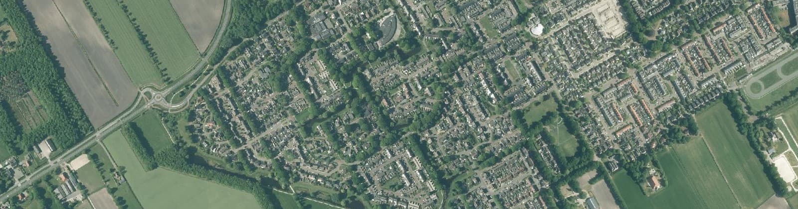 Luchtfoto van Wolvega-De Heidepolle
