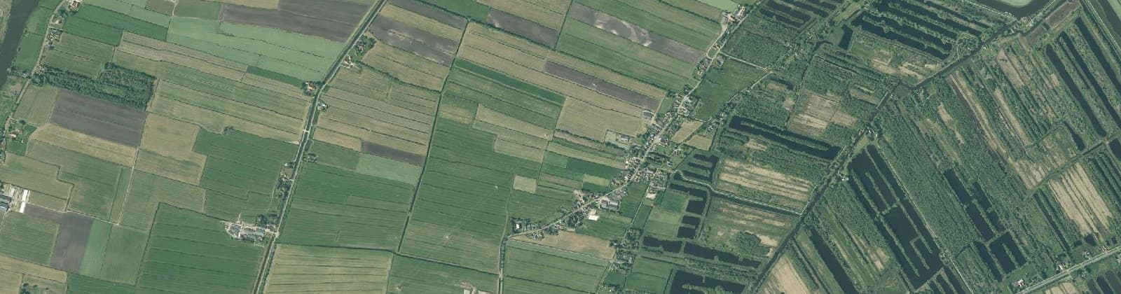 Luchtfoto van Munnekeburen-Buitengebied