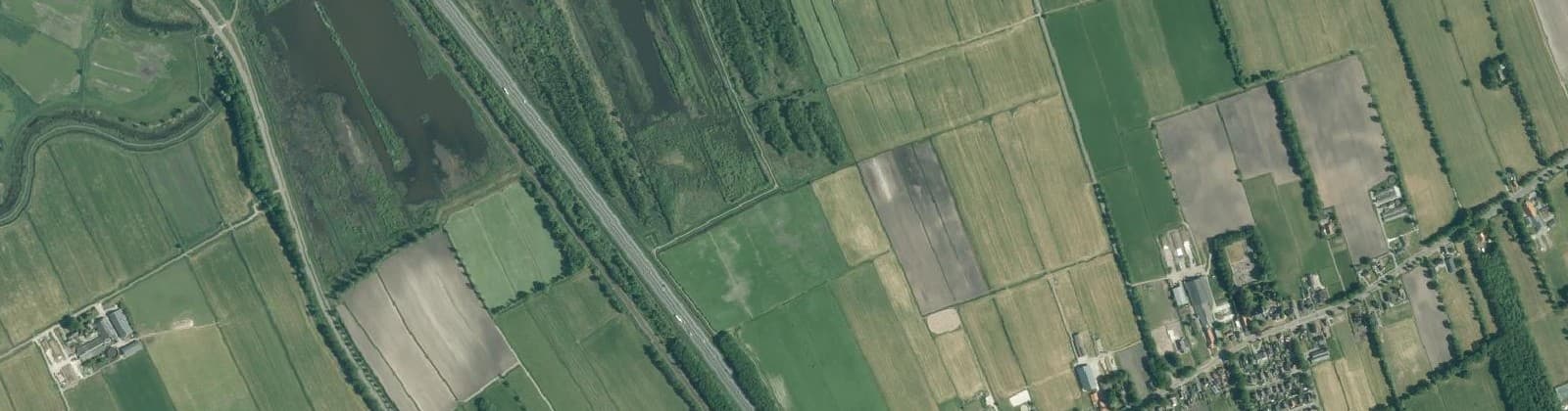 Luchtfoto van Peperga