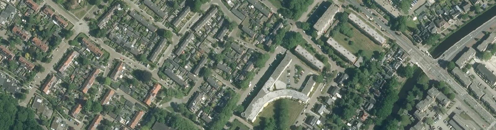 Luchtfoto van De Lariks Oost