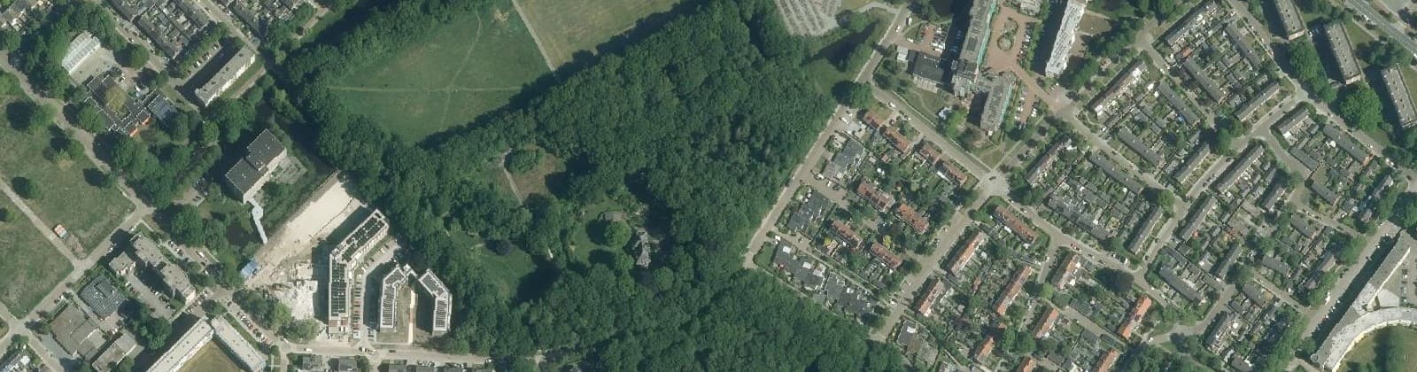 Luchtfoto van Landgoed Lariks