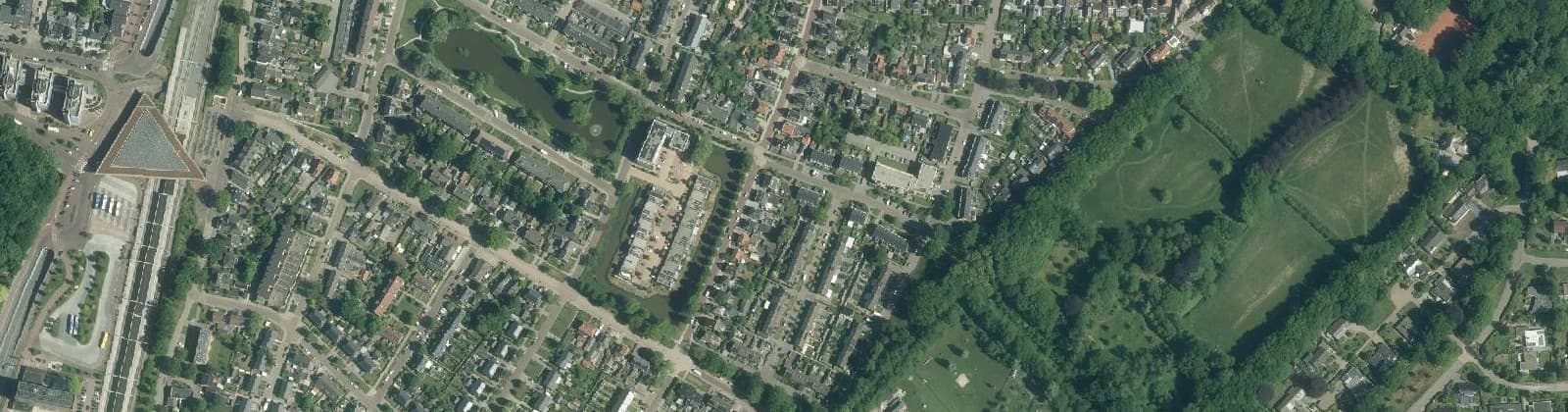 Luchtfoto van Vredeveld Noord