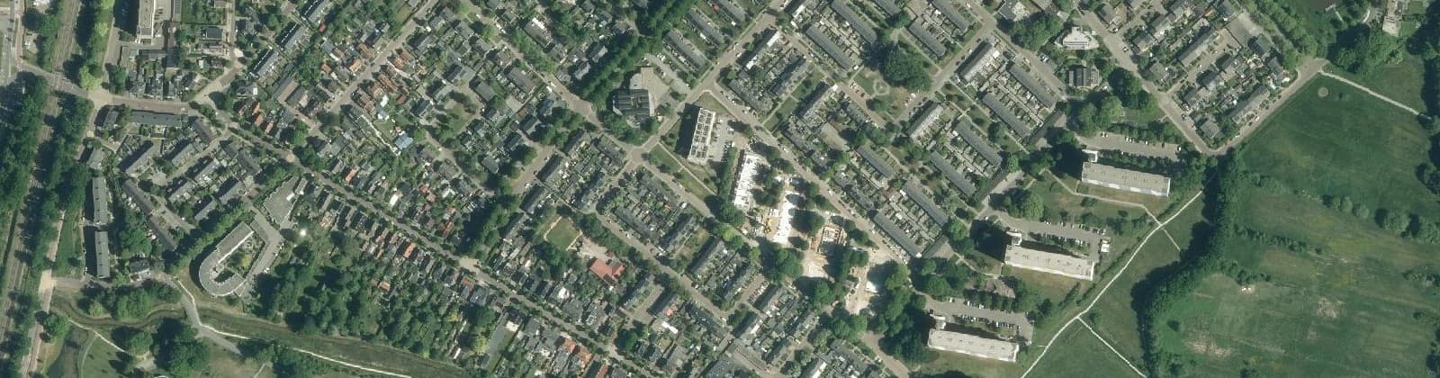 Luchtfoto van Vredeveld Zuid