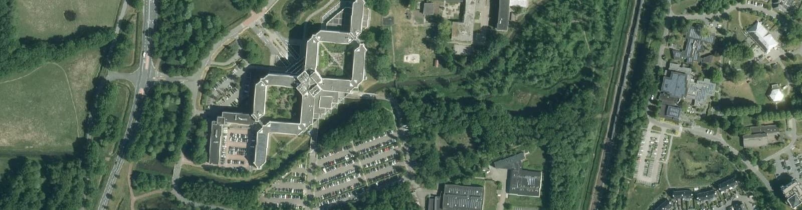 Luchtfoto van De Maten