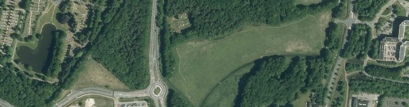 Luchtfoto van De Boskamp