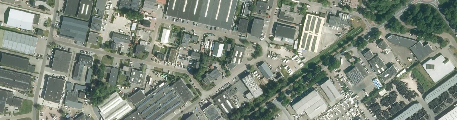 Luchtfoto van Bedrijventerrein Oost