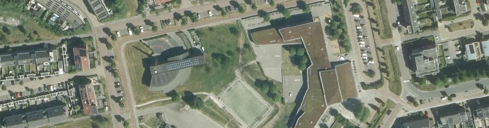 Luchtfoto van Kloostergaarde
